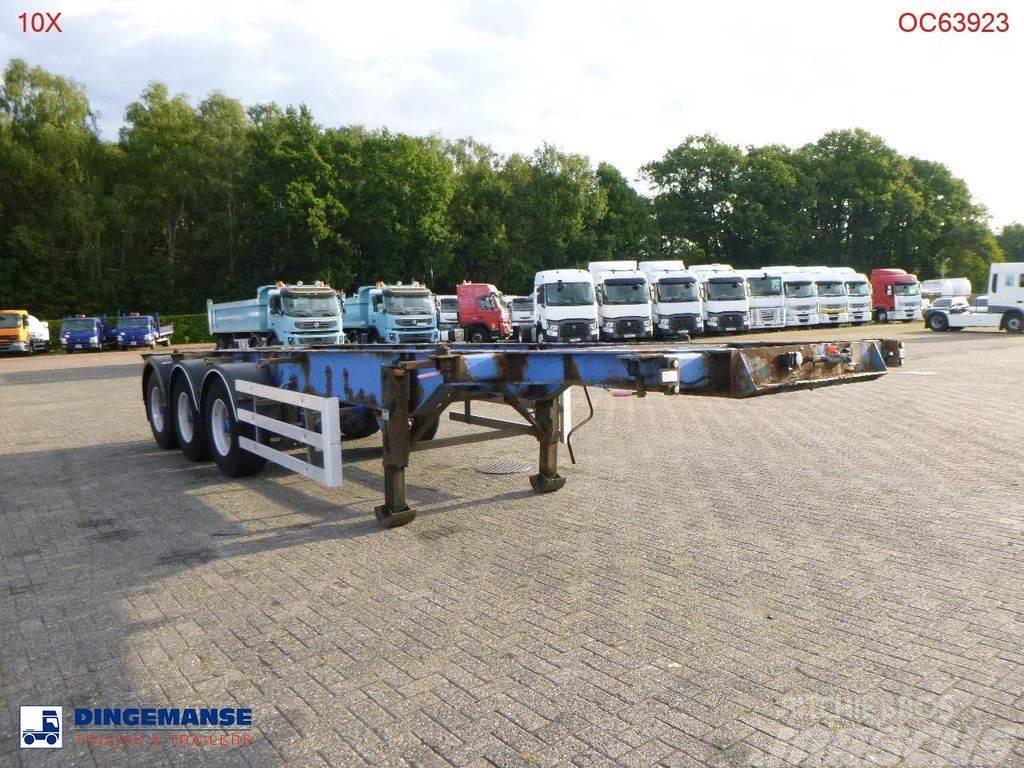 SDC 3-axle container trailer 20-30 ft + ADR Kontejnerové návěsy