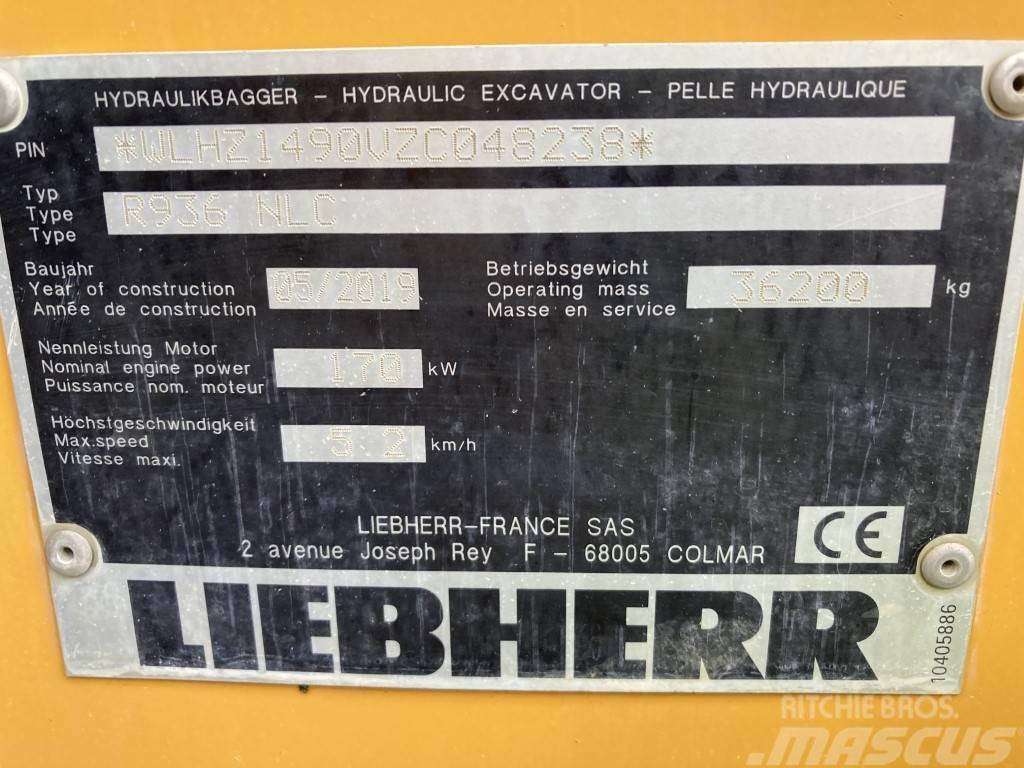 Liebherr R 936 Litronic Pásová rýpadla
