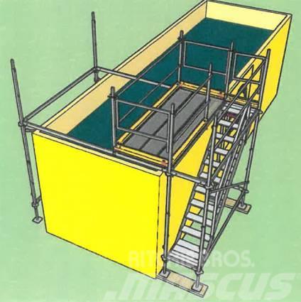  Container-Einrüstung Absetzbecken 1-Feld / 3-Feld  Lešenářské zařízení