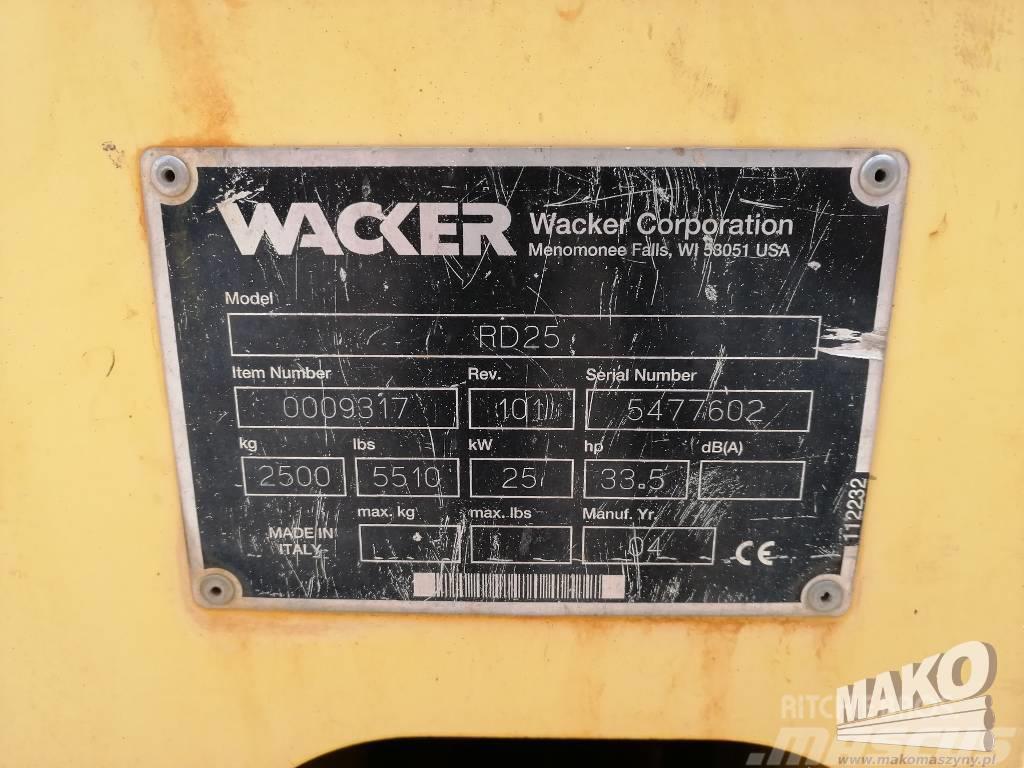Wacker RD25 Tandemové válce