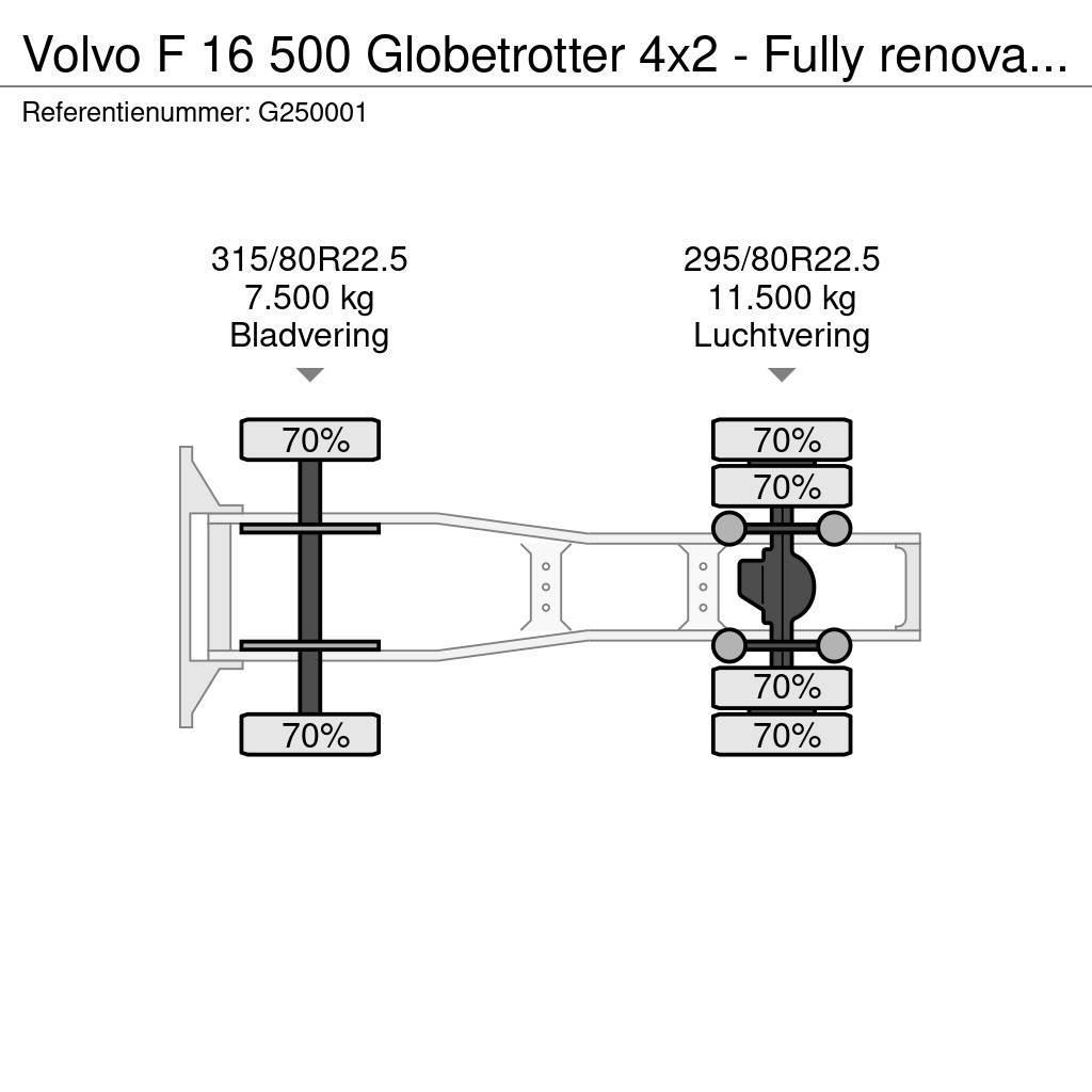 Volvo F 16 500 Globetrotter 4x2 - Fully renovated - Volv Tahače