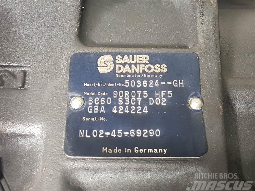 Sauer Danfoss 90R075HF5BC60 - 503624-GH - Drive pump/Fahrpumpe Hydraulika
