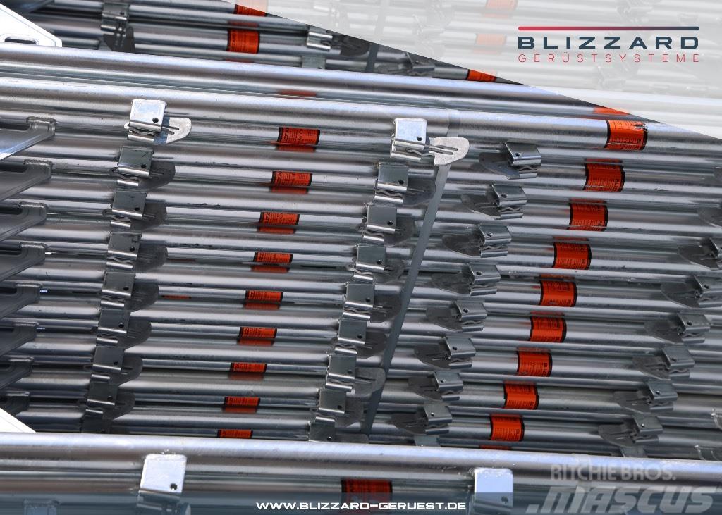 Blizzard S70 488 m² neues Gerüst aus Stahl + Aluböden Lešenářské zařízení