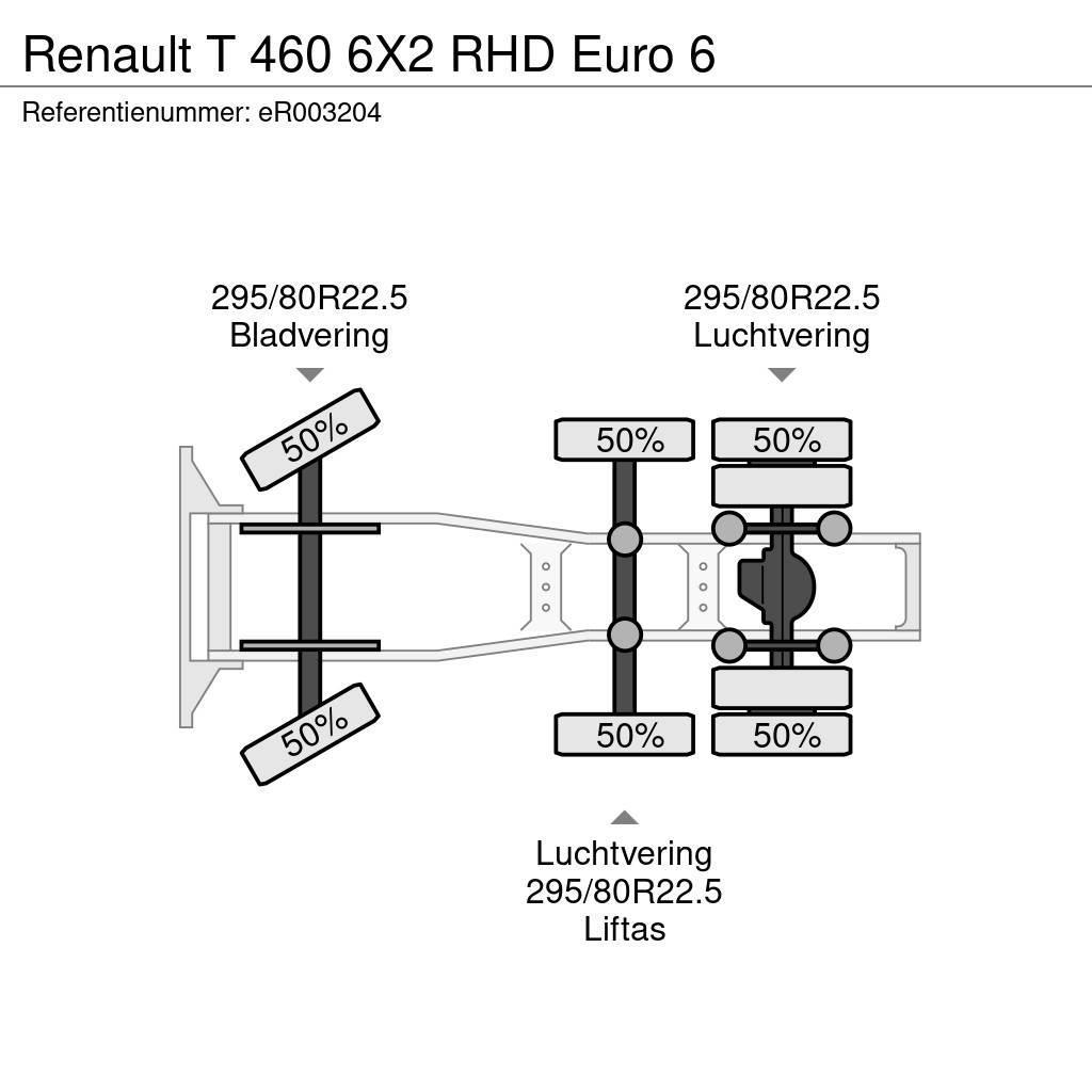 Renault T 460 6X2 RHD Euro 6 Tahače