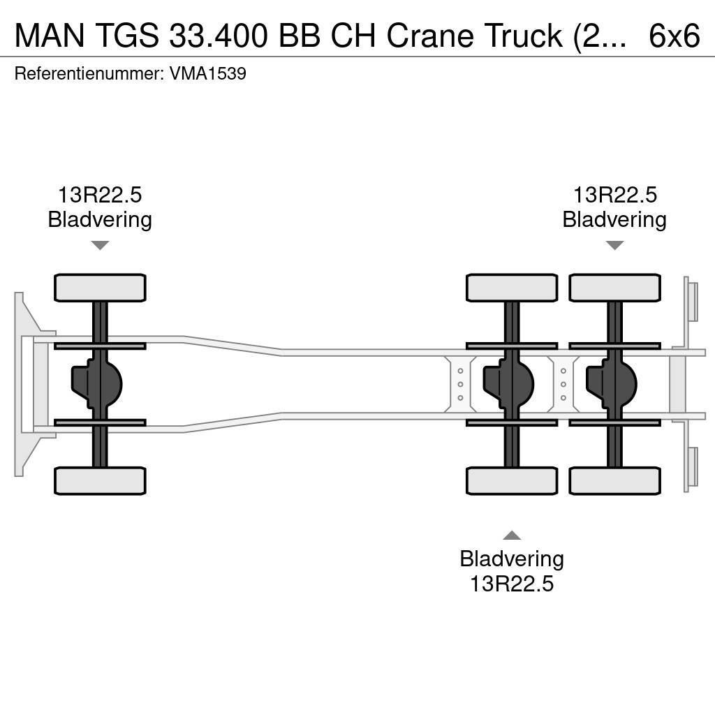 MAN TGS 33.400 BB CH Crane Truck (2 units) Univerzální terénní jeřáby