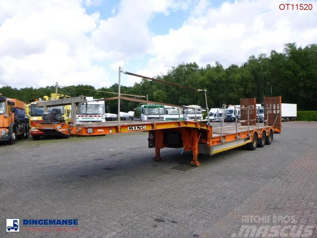 King 3-axle semi-lowbed trailer 44T + ramps Podvalníkové návěsy