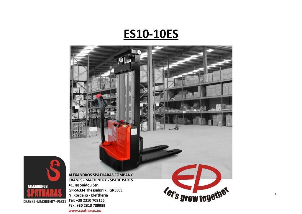 EP ES10-10ES Ručně vedené vysokozdvižné vozíky