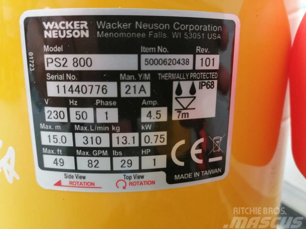 Wacker Neuson PS2800 Vodní čerpadla