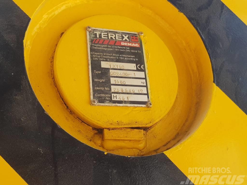 Terex Demag CC2400-1 Pásové jeřáby