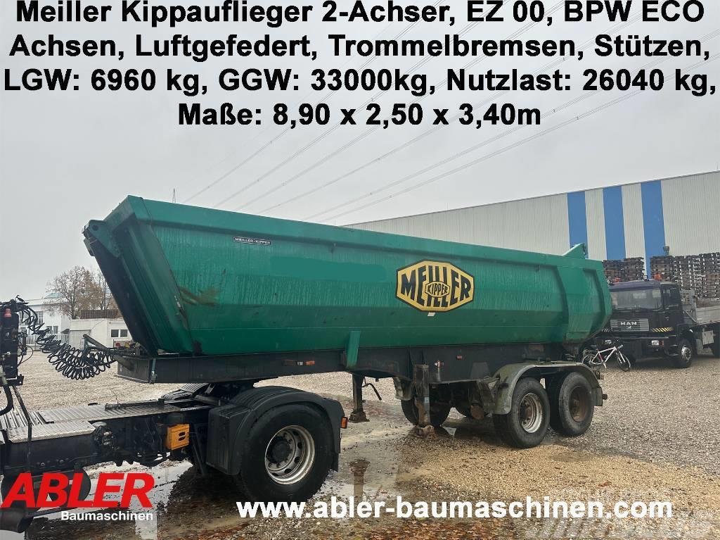 Meiller 2-Achser Kippauflieger BPW ECO Luftgefedert Ramenové kontejnerové návěsy