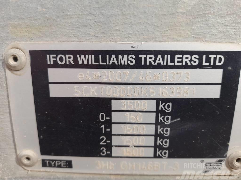 Ifor Williams 3HB GH146BT-3 Podvalníky