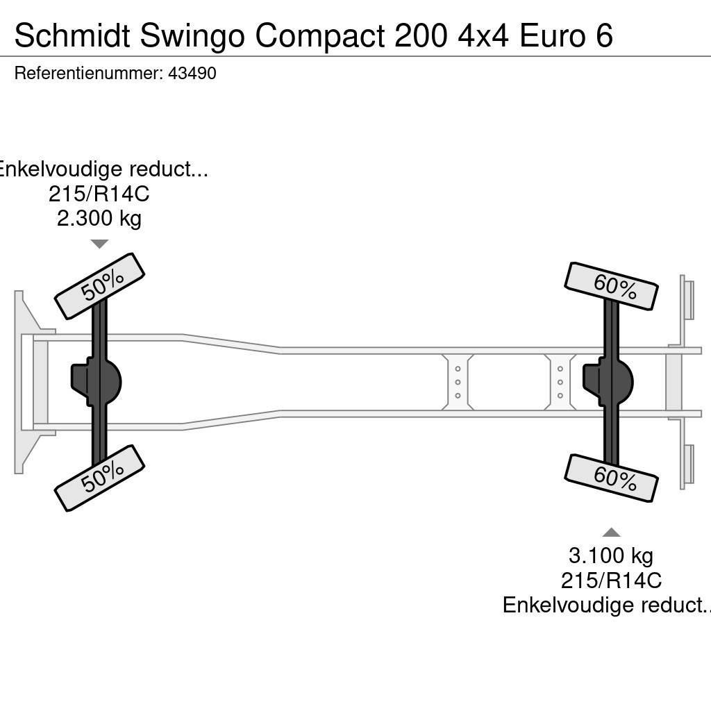 Schmidt Swingo Compact 200 4x4 Euro 6 Zametací vozy