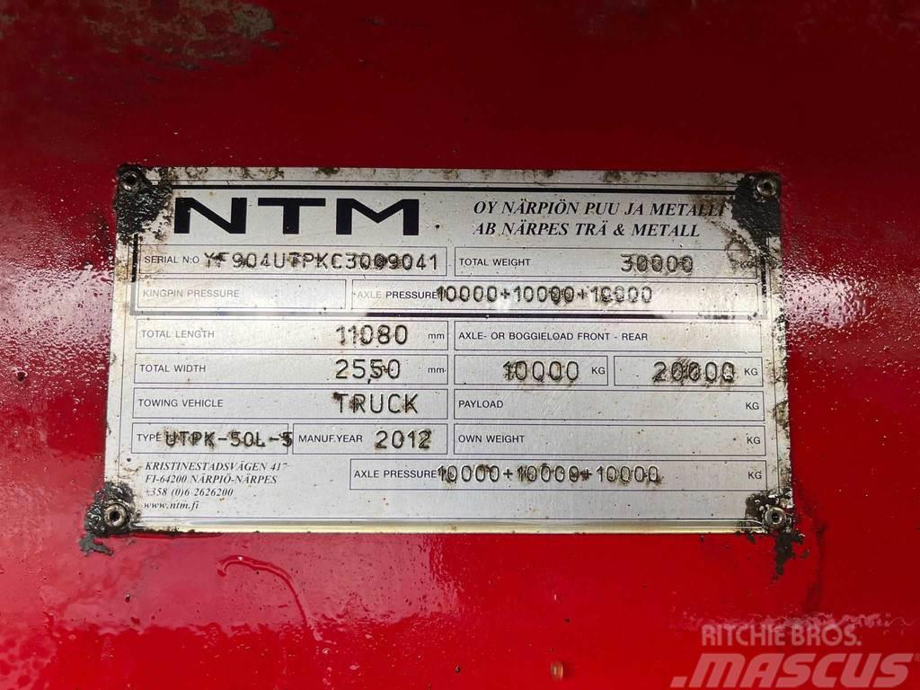NTM UTPK-50L-5 BOX L=8525 mm Sklápěcí přívěsy