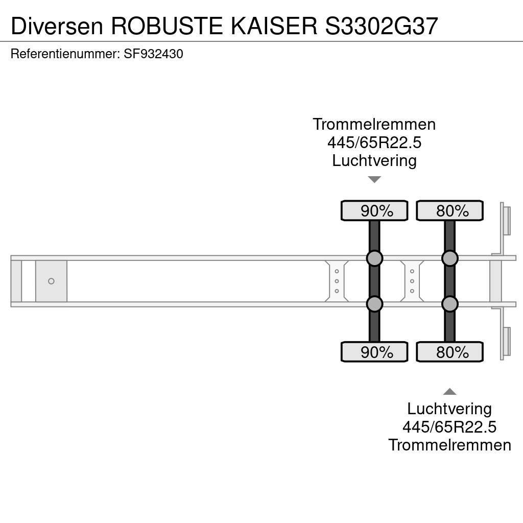 Robuste Kaiser S3302G37 Sklápěcí návěsy