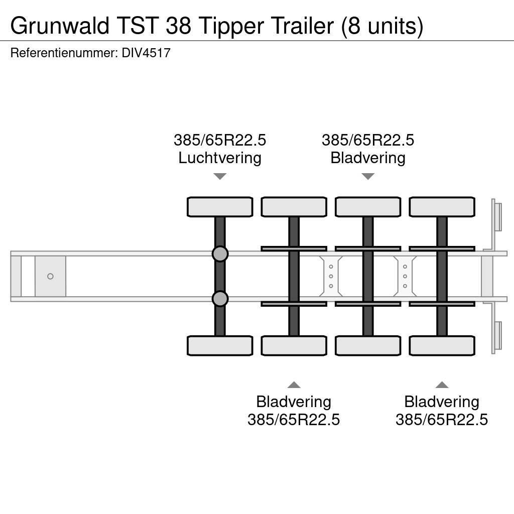 Grunwald TST 38 Tipper Trailer (8 units) Sklápěcí návěsy