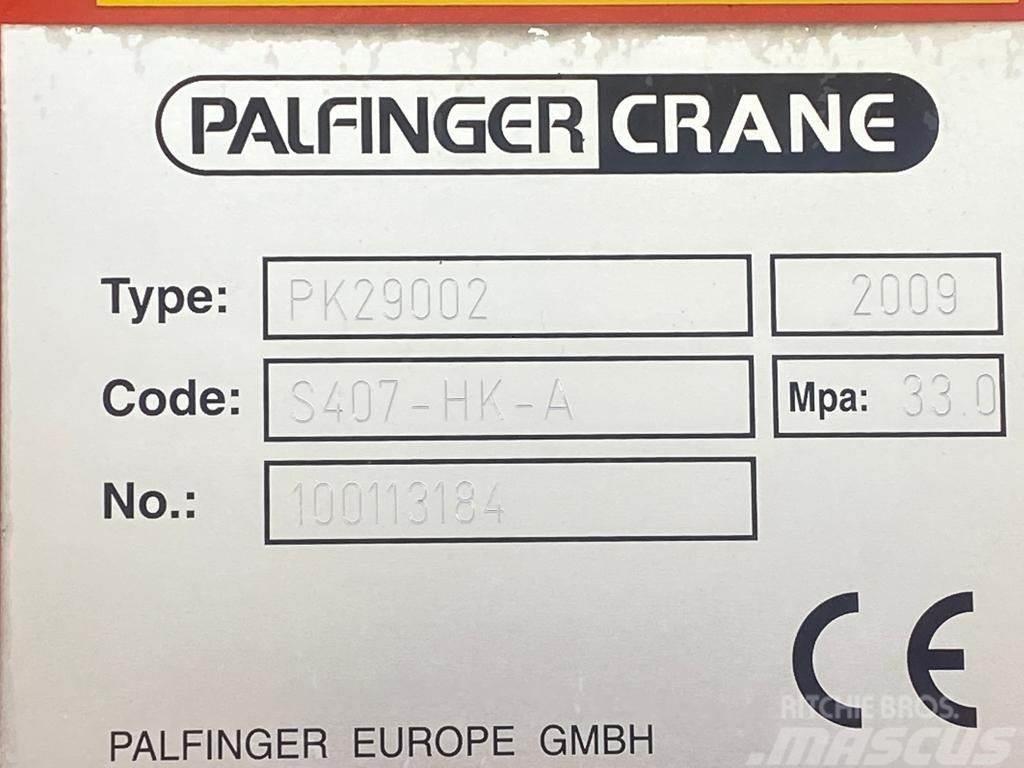 Palfinger PK29002 + REMOTE + 4X OUTRIGGER PK29002 Nakládací jeřáby
