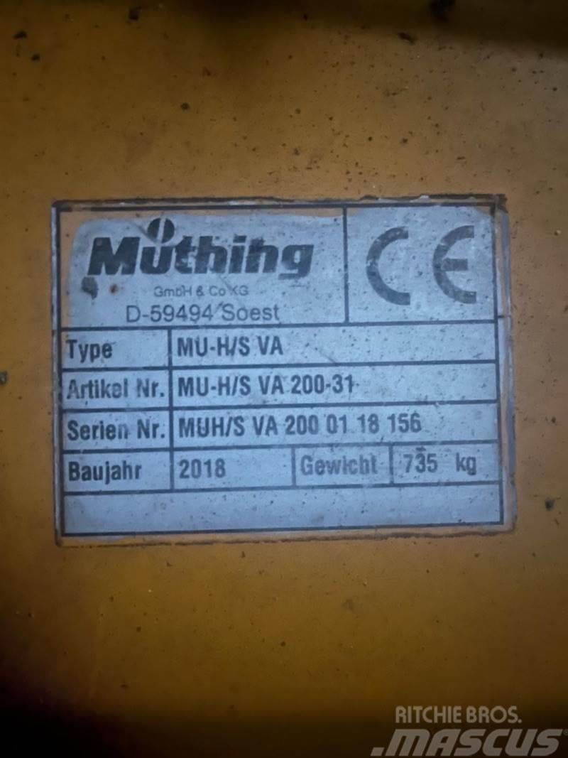 Müthing MU- H/S V A Stroje na sklizeň pícnin-příslušenství