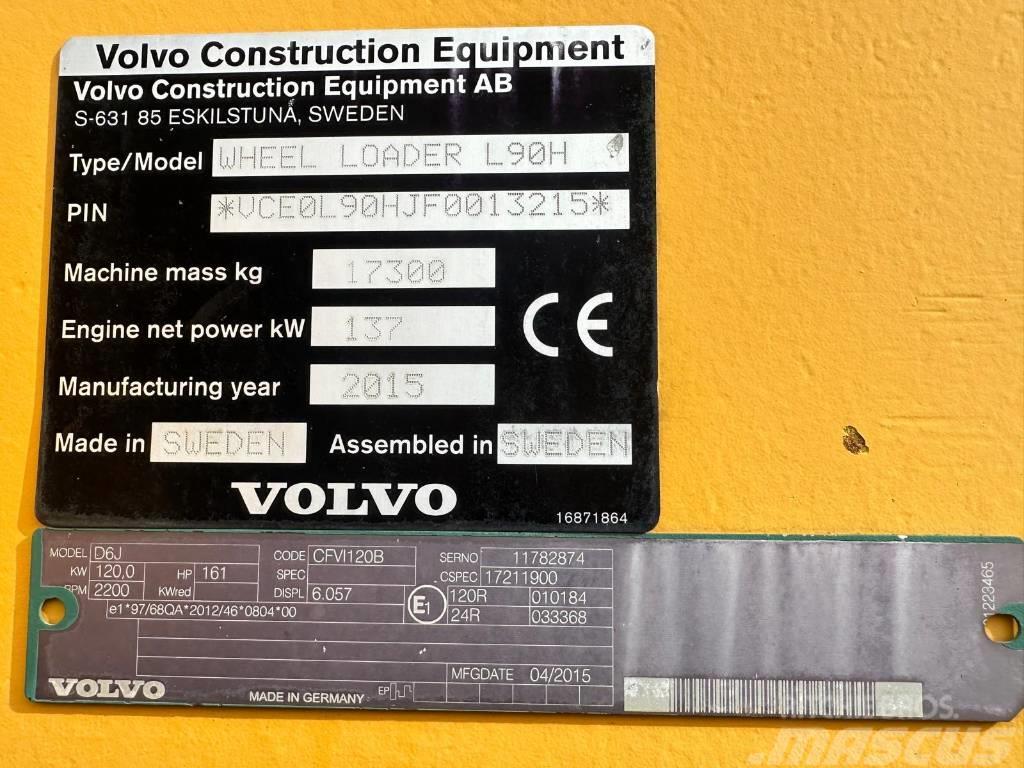 Volvo L 90 H Kolové nakladače