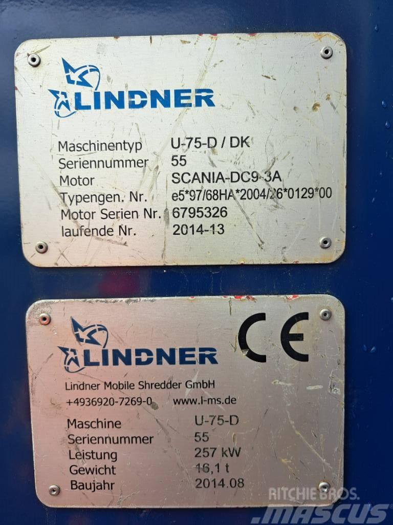 Lindner U75D Drtiče odpadu