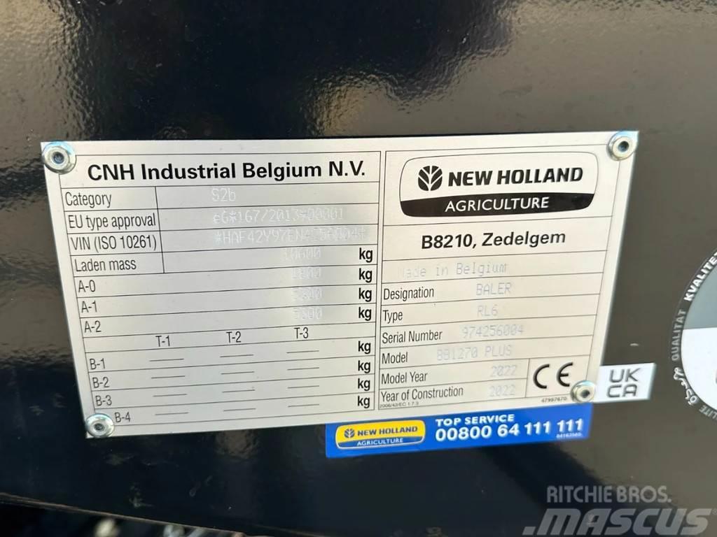 New Holland Bigbaler 1270 Plus bj 2022 met 3000 balen Sklízecí řezačka