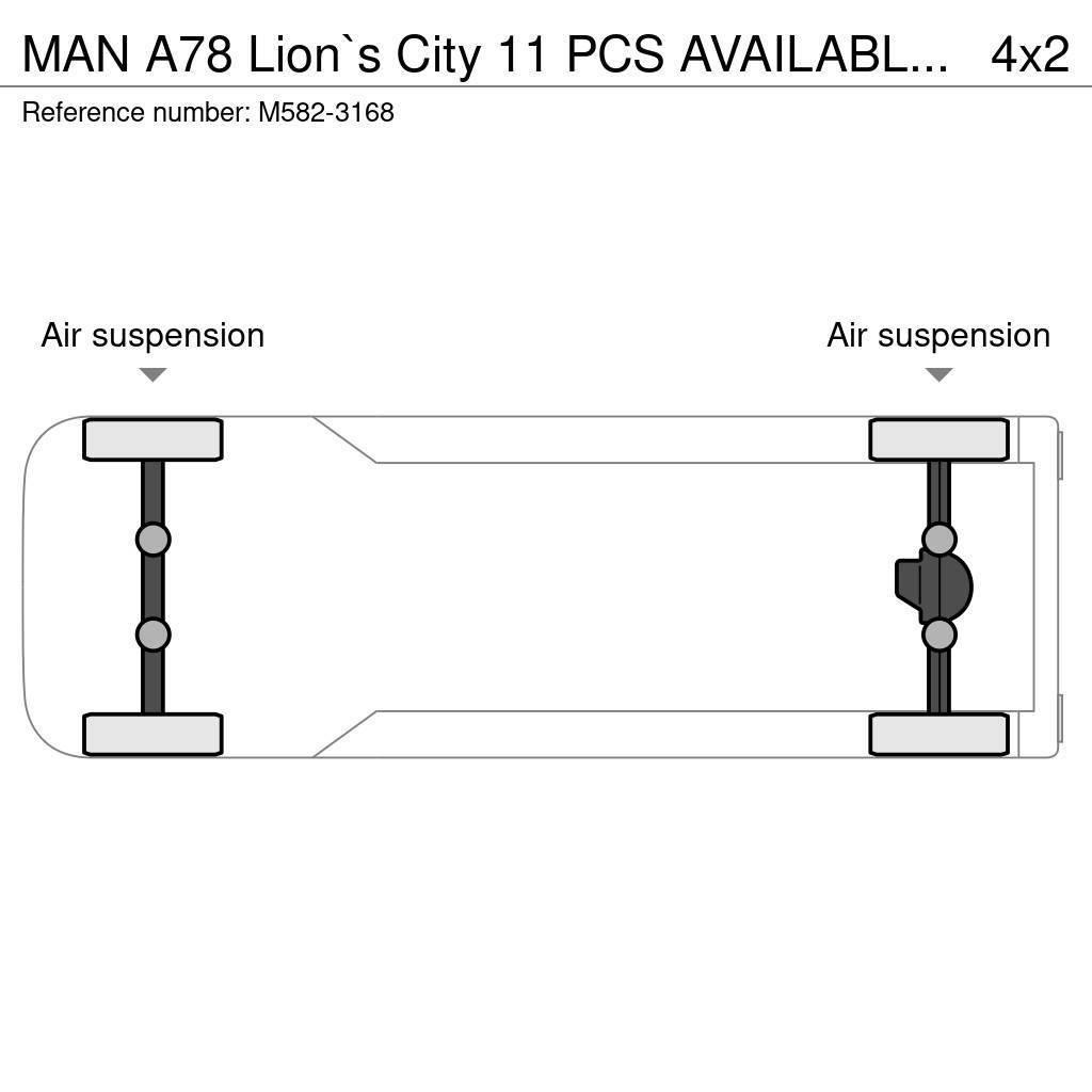 MAN A78 Lion`s City 11 PCS AVAILABLE / EURO EEV / 30 S Městské autobusy
