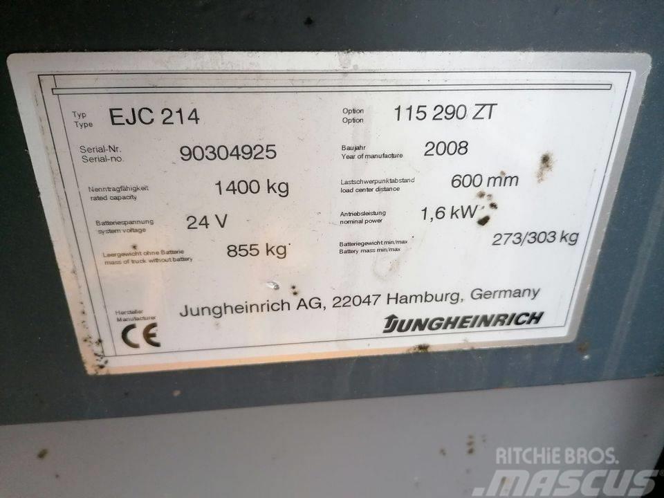 Jungheinrich EJC 214 Ručně vedené vysokozdvižné vozíky