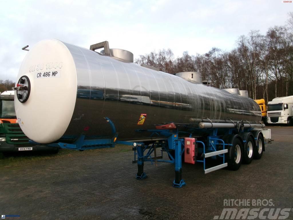 Magyar Chemical ACID tank inox L10BN 20.5 m3 / 1 comp Cisternové návěsy