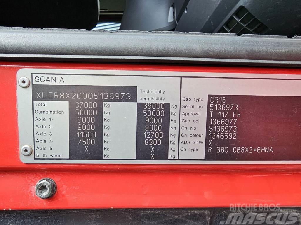 Scania R380 8x2 / PALFINGER PK 85002 CRANE - KRAN - GRUA Autojeřáby, hydraulické ruky