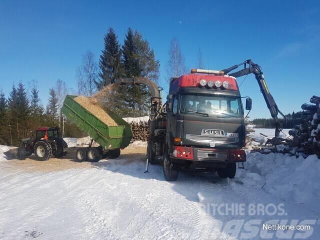 Heinola 1310 RML -Chipper:  SISU 18/630 6x4 -Truck Štěpkovače
