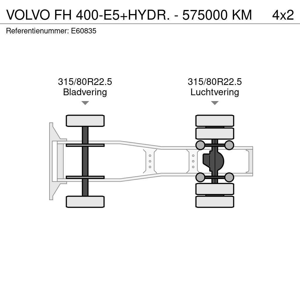 Volvo FH 400-E5+HYDR. - 575000 KM Tahače