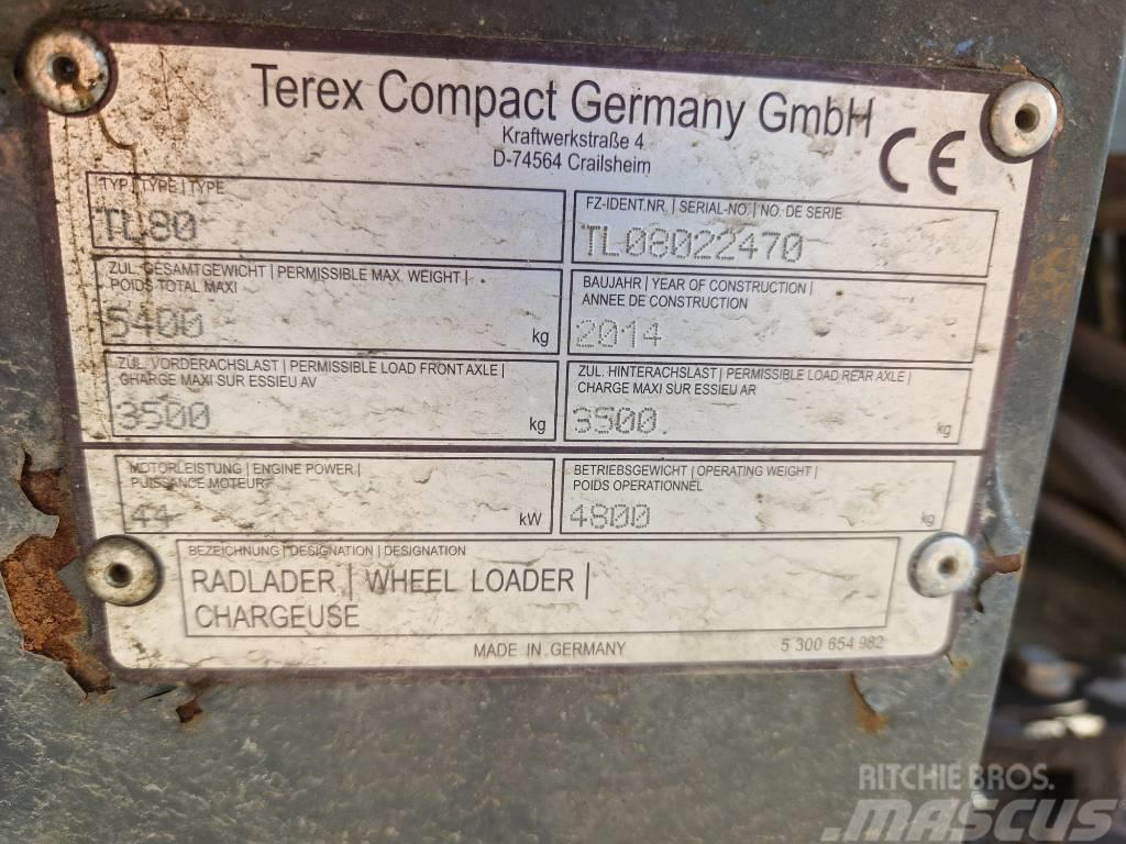 Terex TL80 Kolové nakladače