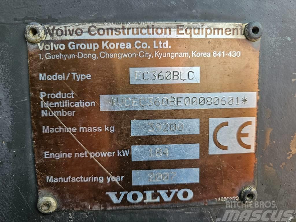 Volvo EC 360 B LC Pásová rýpadla