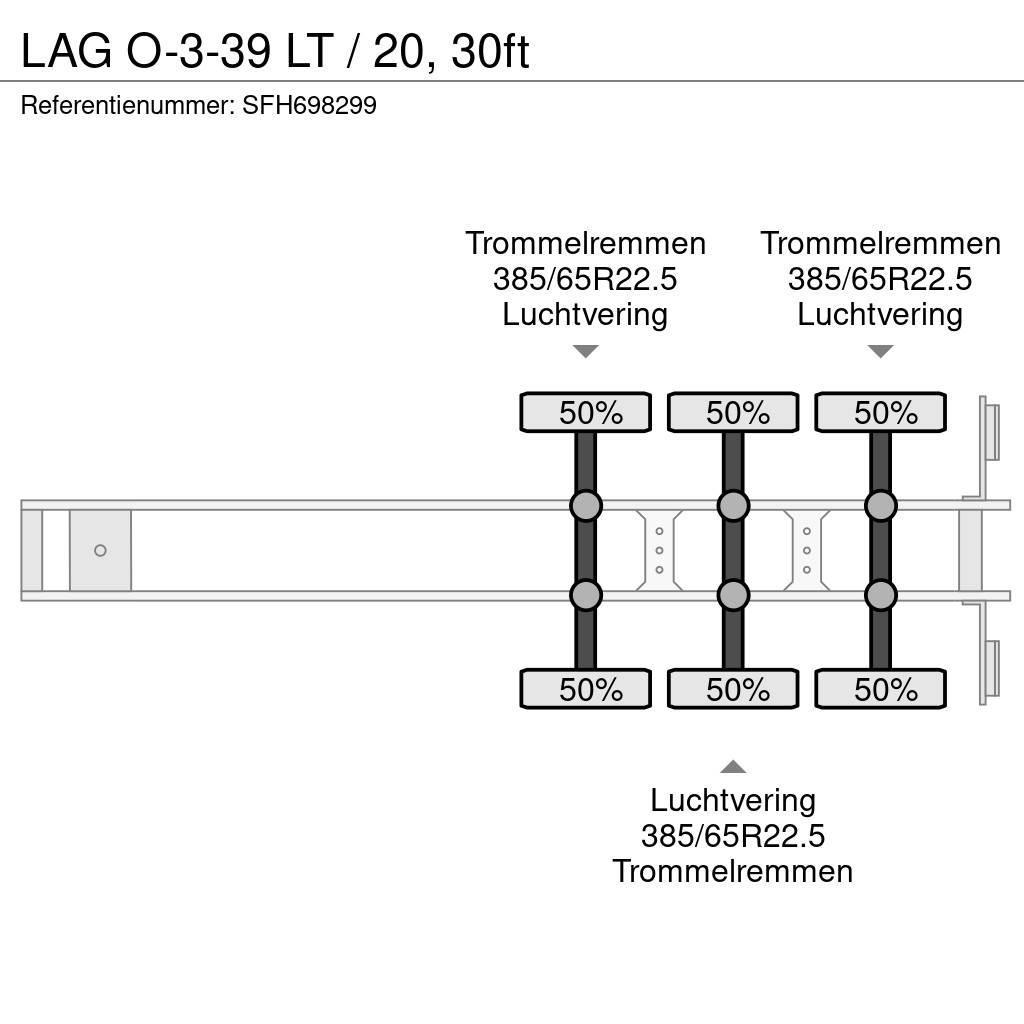 LAG O-3-39 LT / 20, 30ft Kontejnerové návěsy