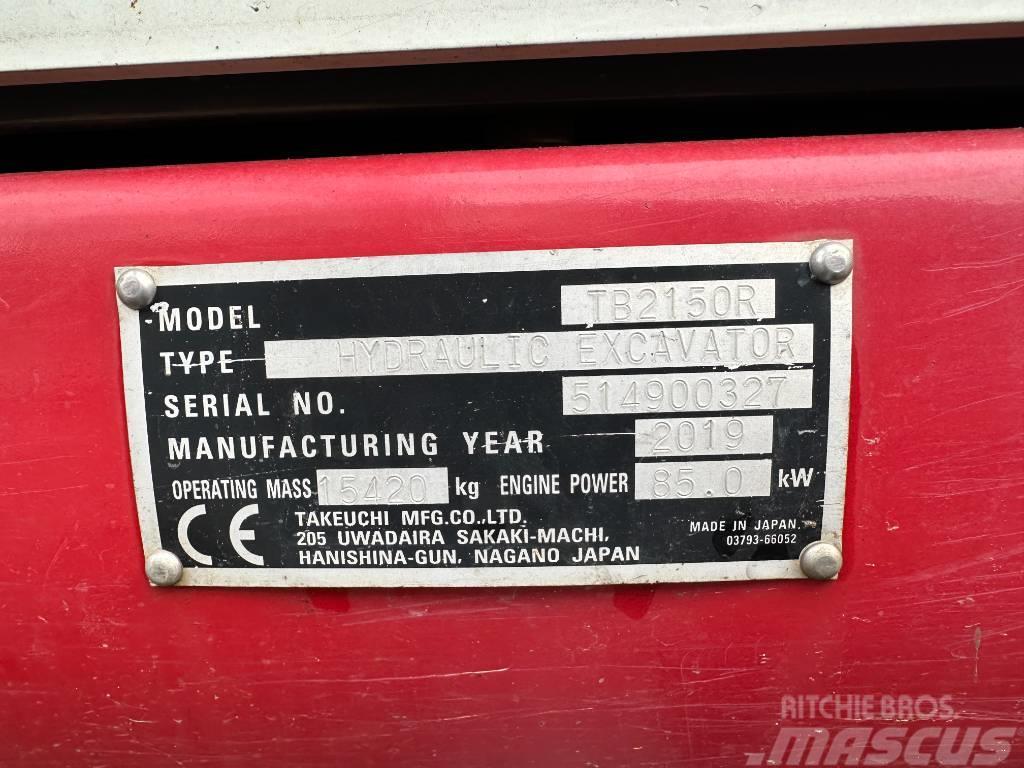 Takeuchi TB2150R Pásová rýpadla