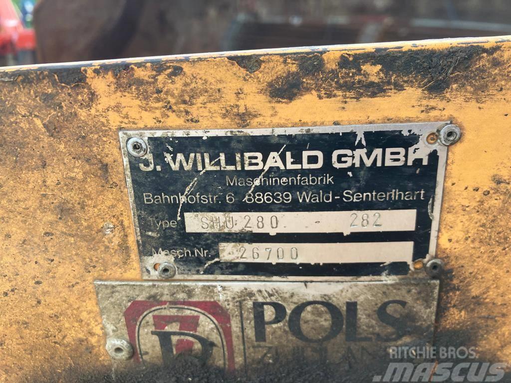 Willibald SHU 280 - 282 Sekačky namontované a tažené