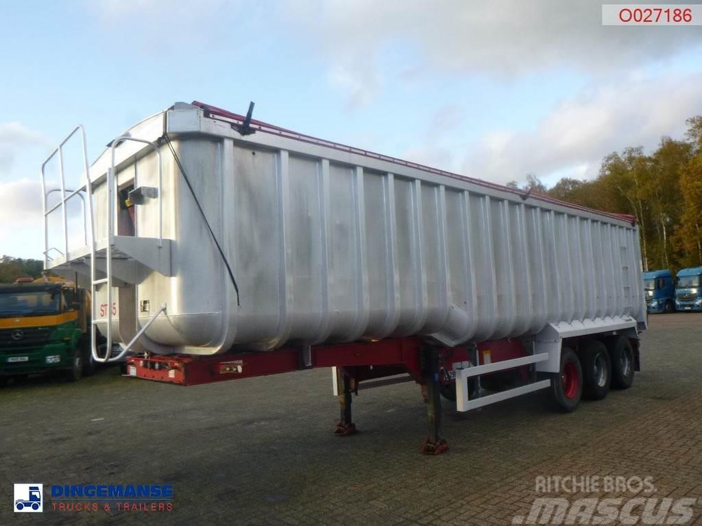 Montracon Tipper trailer alu 53.6 m3 + tarpaulin Sklápěcí návěsy