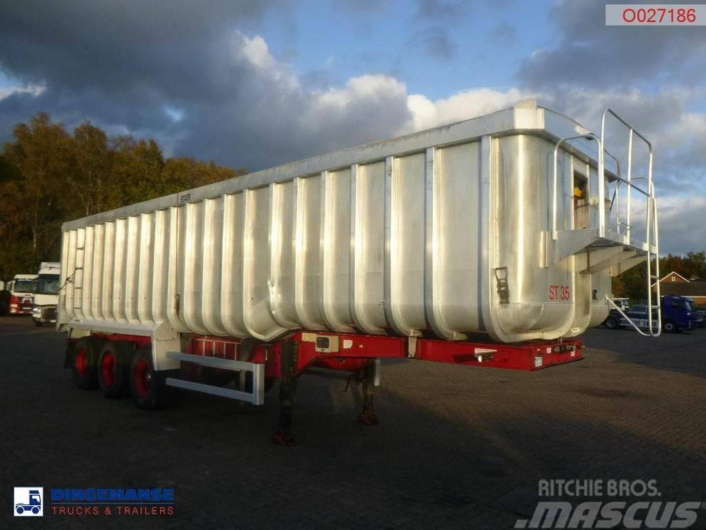 Montracon Tipper trailer alu 53.6 m3 + tarpaulin Sklápěcí návěsy