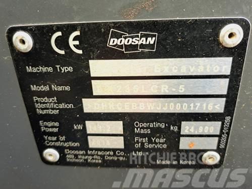 Doosan DX235LCR-5 Pásová rýpadla