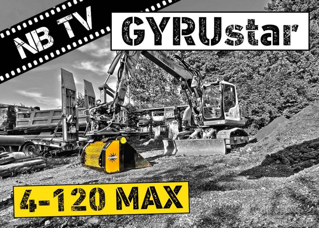 Gyru-Star 4-120MAX | Separatorschaufel Bagger Prosévací lopaty