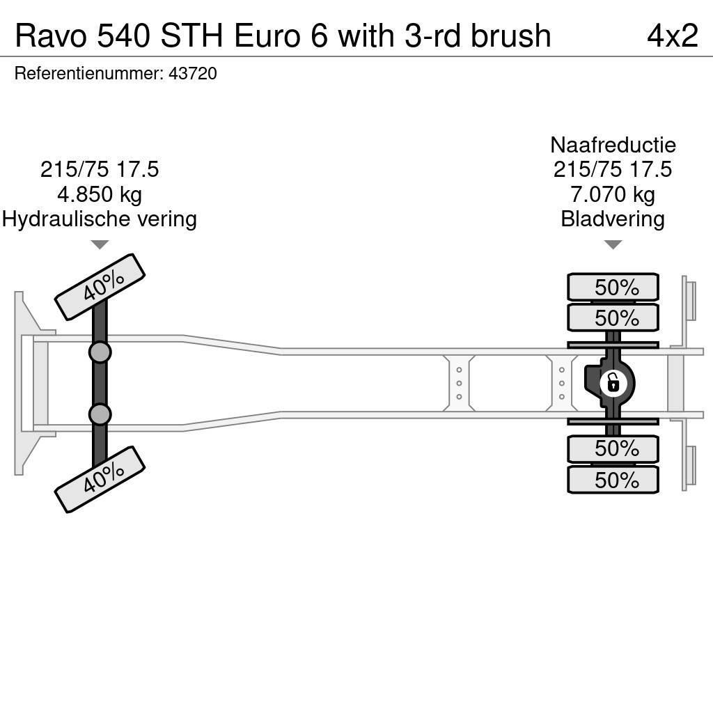 Ravo 540 STH Euro 6 with 3-rd brush Zametací vozy