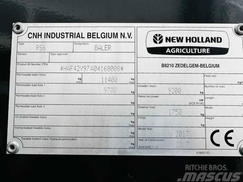 New Holland Big Baler 1270 RC + Lis na hranaté balíky