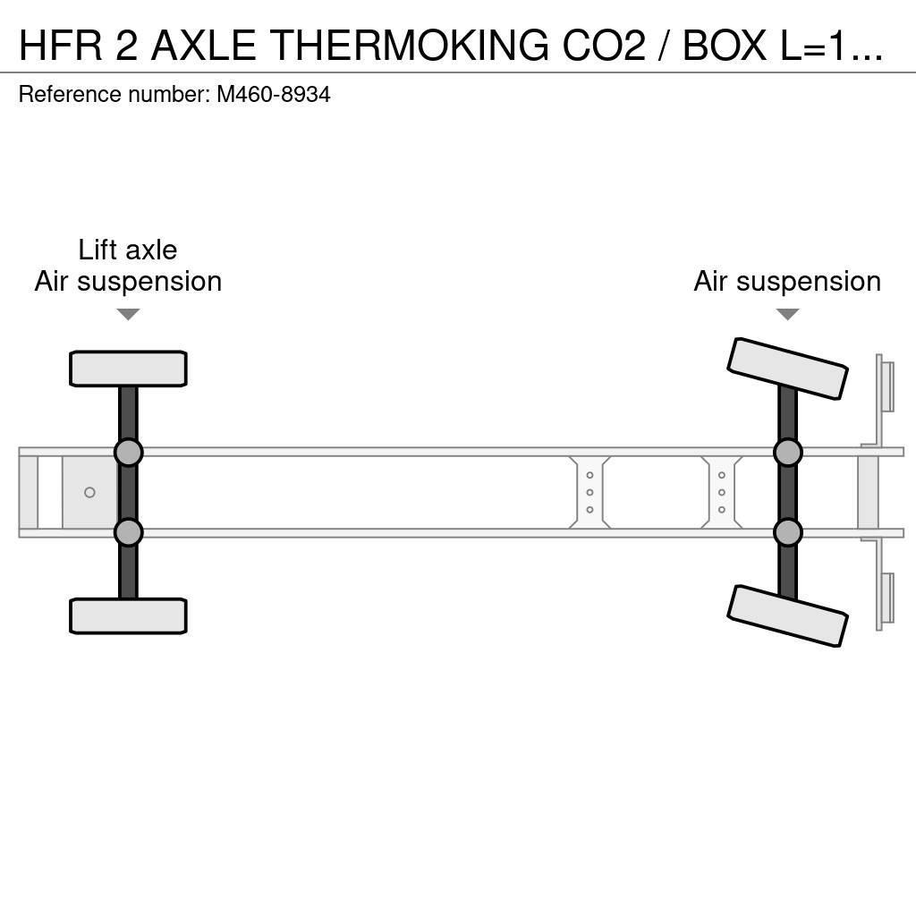 HFR 2 AXLE THERMOKING CO2 / BOX L=12699 mm Chladírenské návěsy