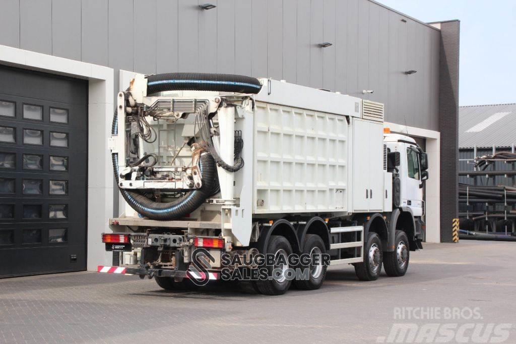 Mercedes-Benz Actros 4141 RSP 2014 Saugbagger 8x8 Kombinované/Čerpací cisterny