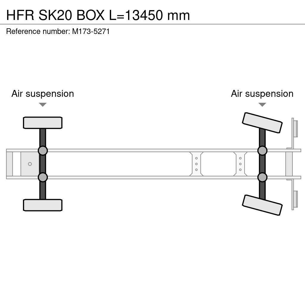 HFR SK20 BOX L=13450 mm Skříňové návěsy