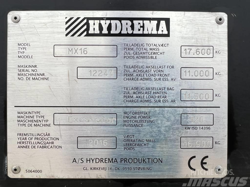 Hydrema MX 16 Kolová rýpadla