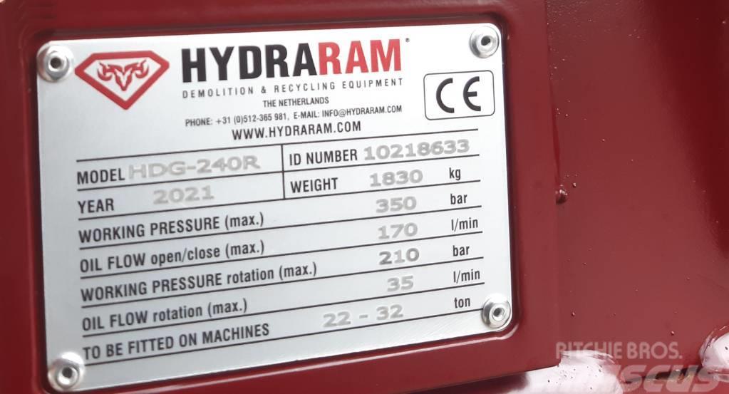 Hydraram HDG-240R Klešťové drapáky