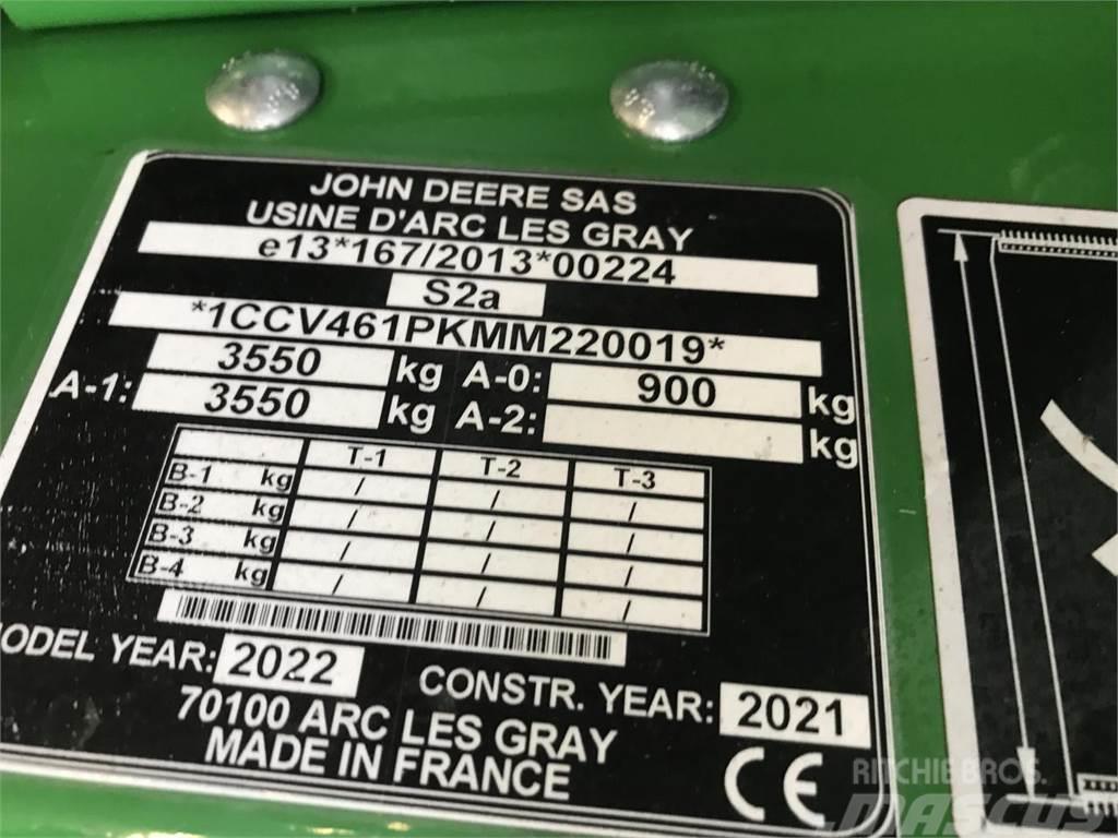 John Deere V461M Lis na válcové balíky