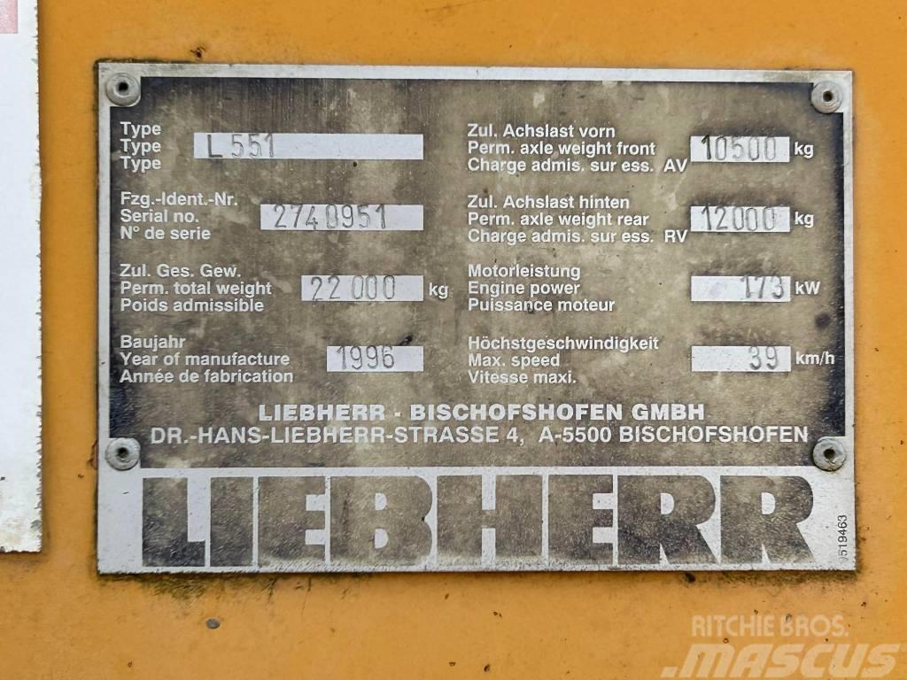Liebherr L 551 Kolové nakladače