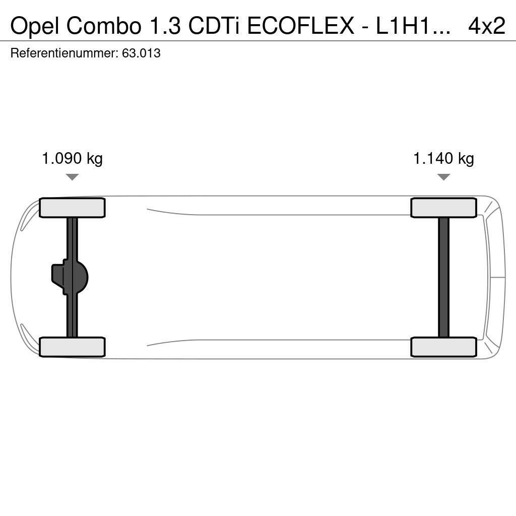 Opel Combo 1.3 CDTi ECOFLEX - L1H1 - AC - Cruise - Hook Skříňová nástavba