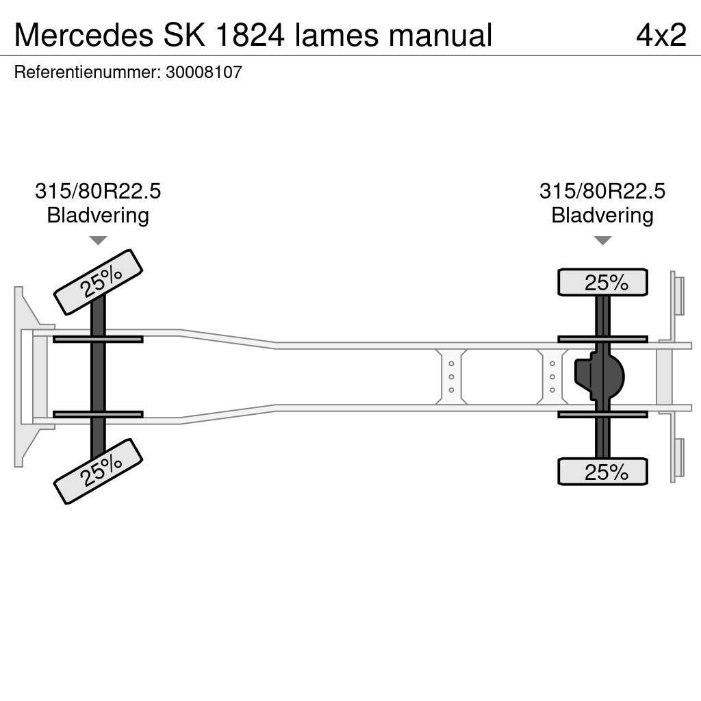 Mercedes-Benz SK 1824 lames manual Nákladní vozidlo bez nástavby